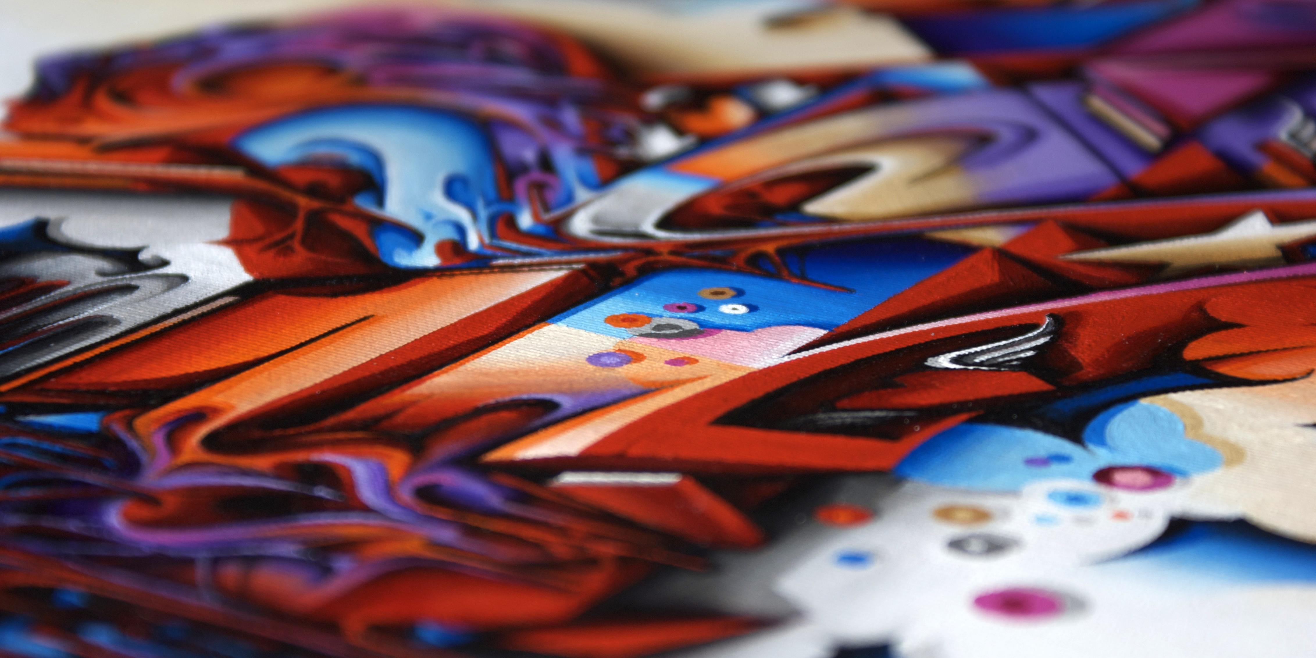 A work by Does - Endless summer canvas detail 2