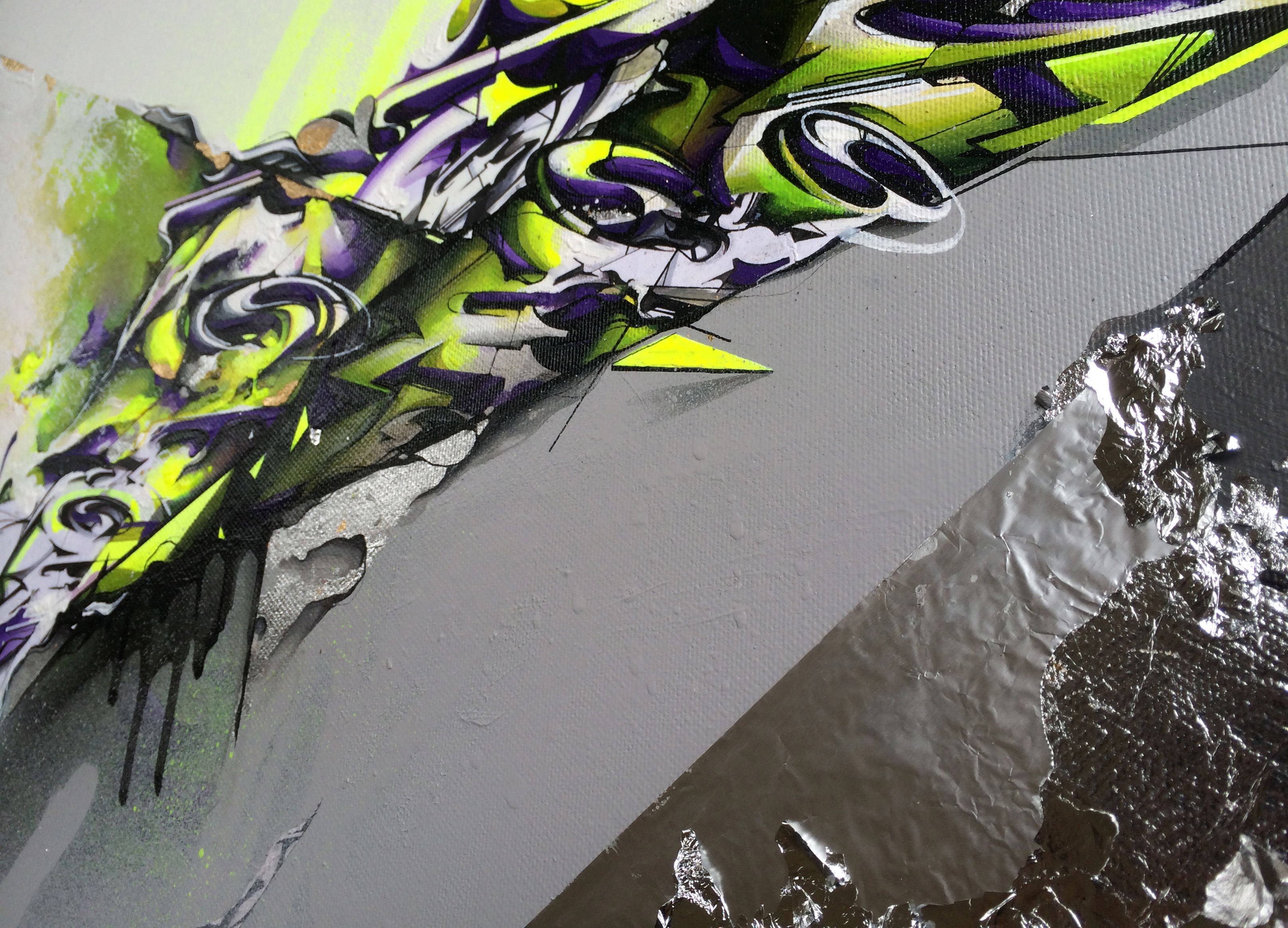 A work by Does - Forcefield canvas detail 3