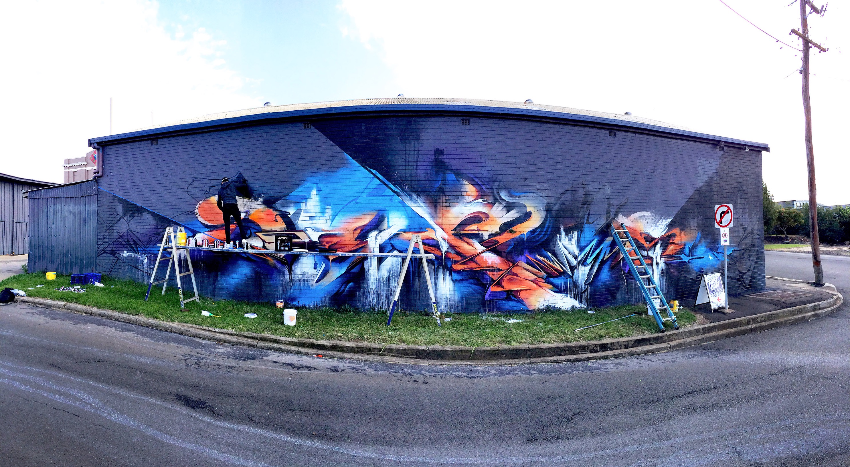 A work by Does - Toowoomba australia mural 1