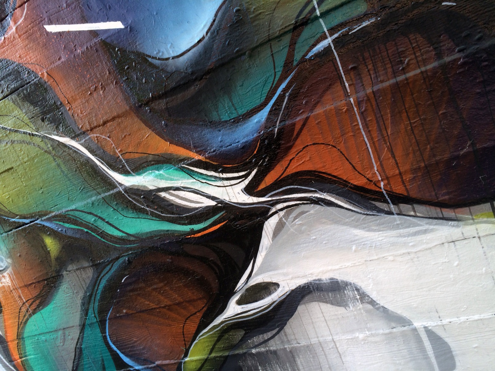 A work by Does - Chicago usa mural detail 3