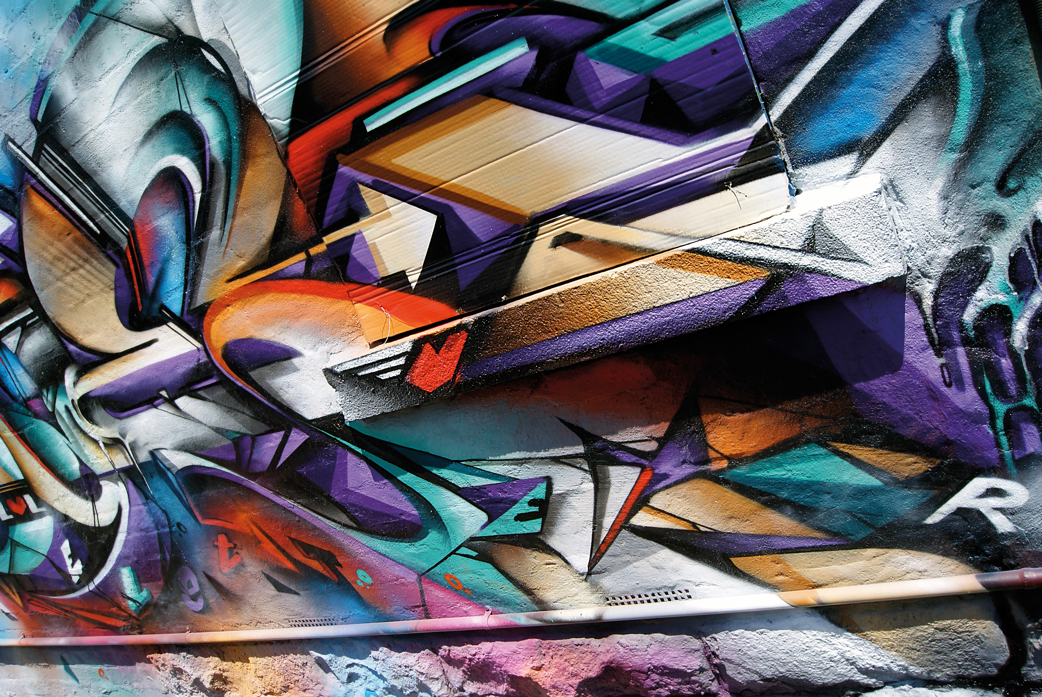 A work by Does - Melbourne australia mural detail