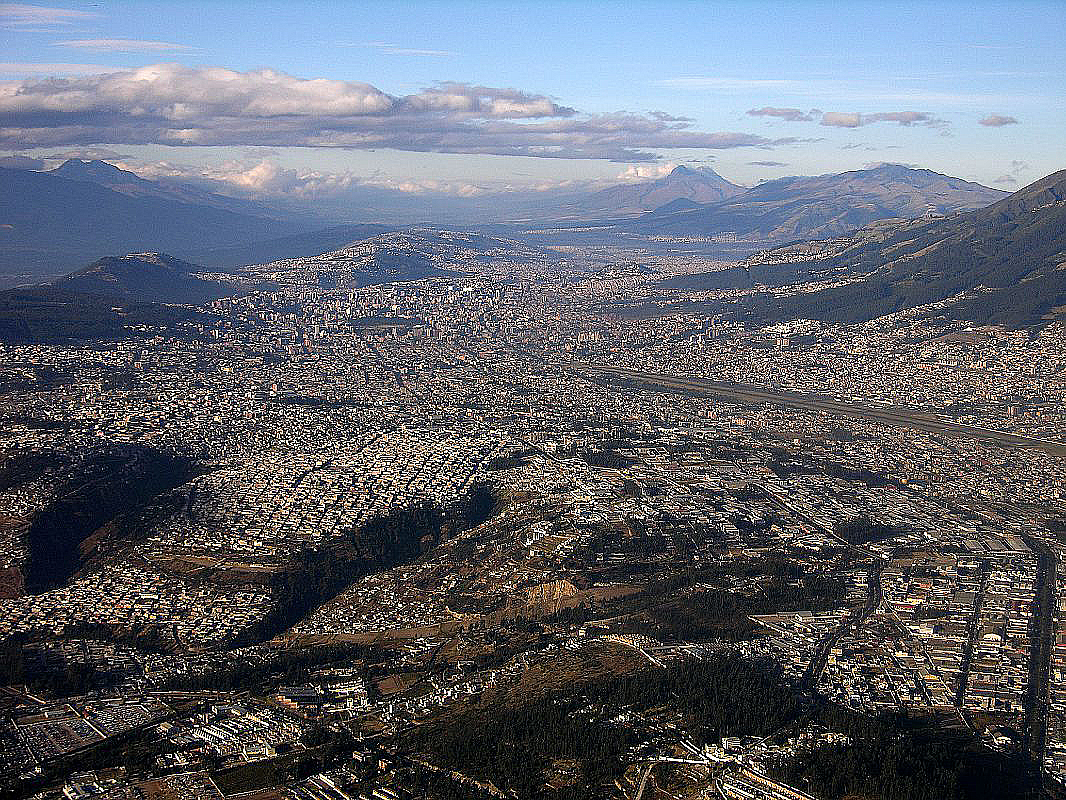 A work by Does - Quito skyline