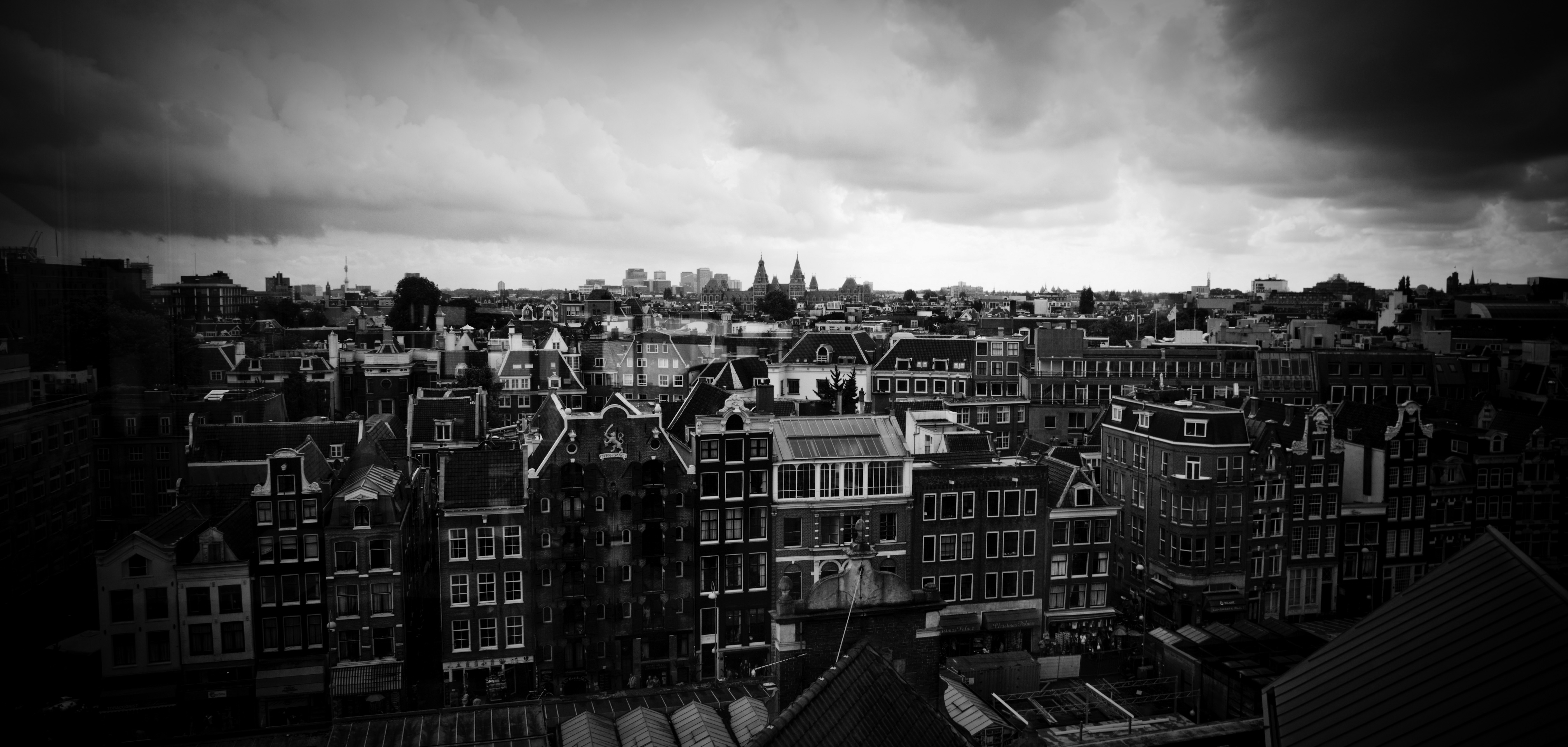 A work by Does - Amsterdam the netherlands skyline