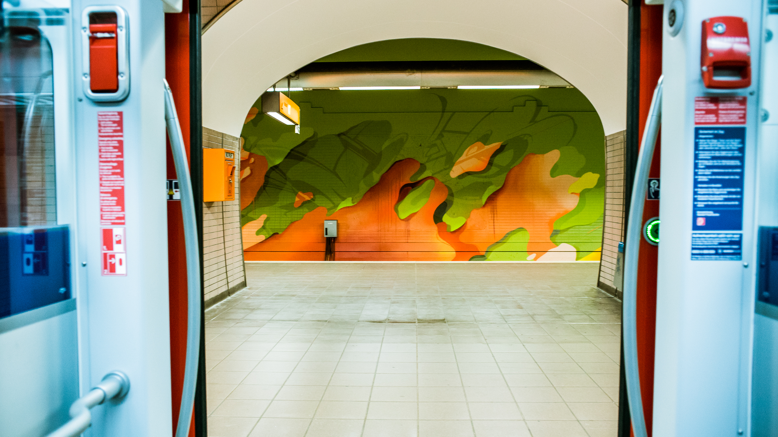 A work by Does - Ostendstrasse frankfurt germany tunnel 19