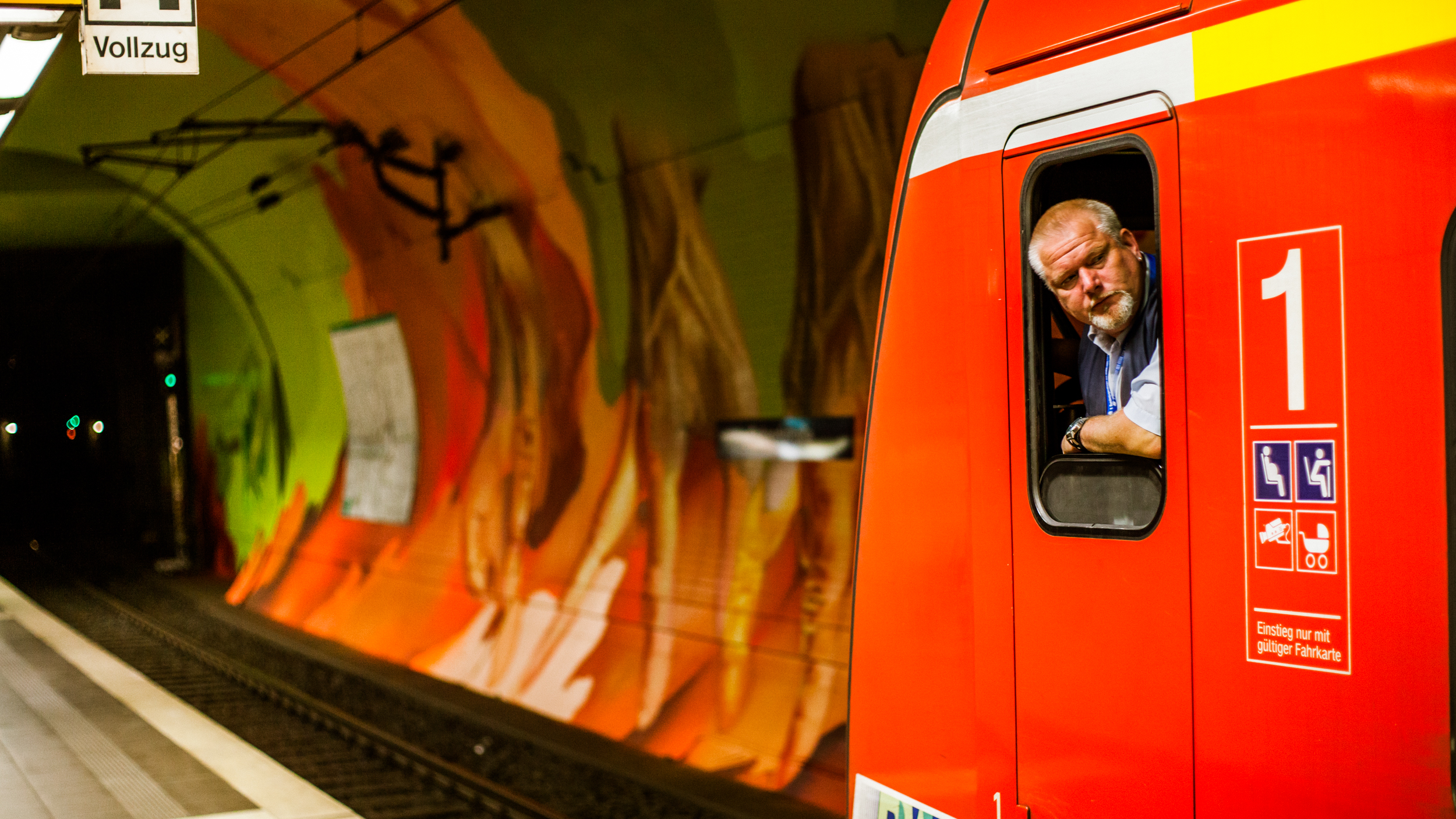 A work by Does - Ostendstrasse frankfurt germany tunnel 15