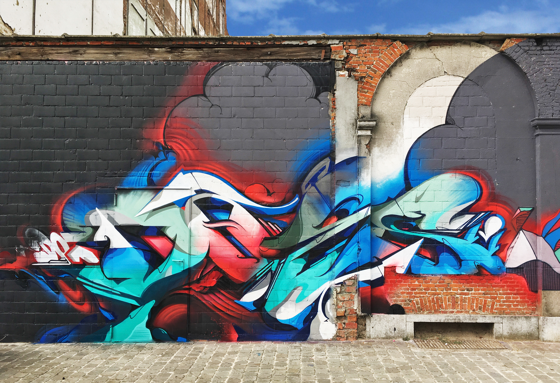 A work by Does - Antwerp,-Belgium-2018mc4