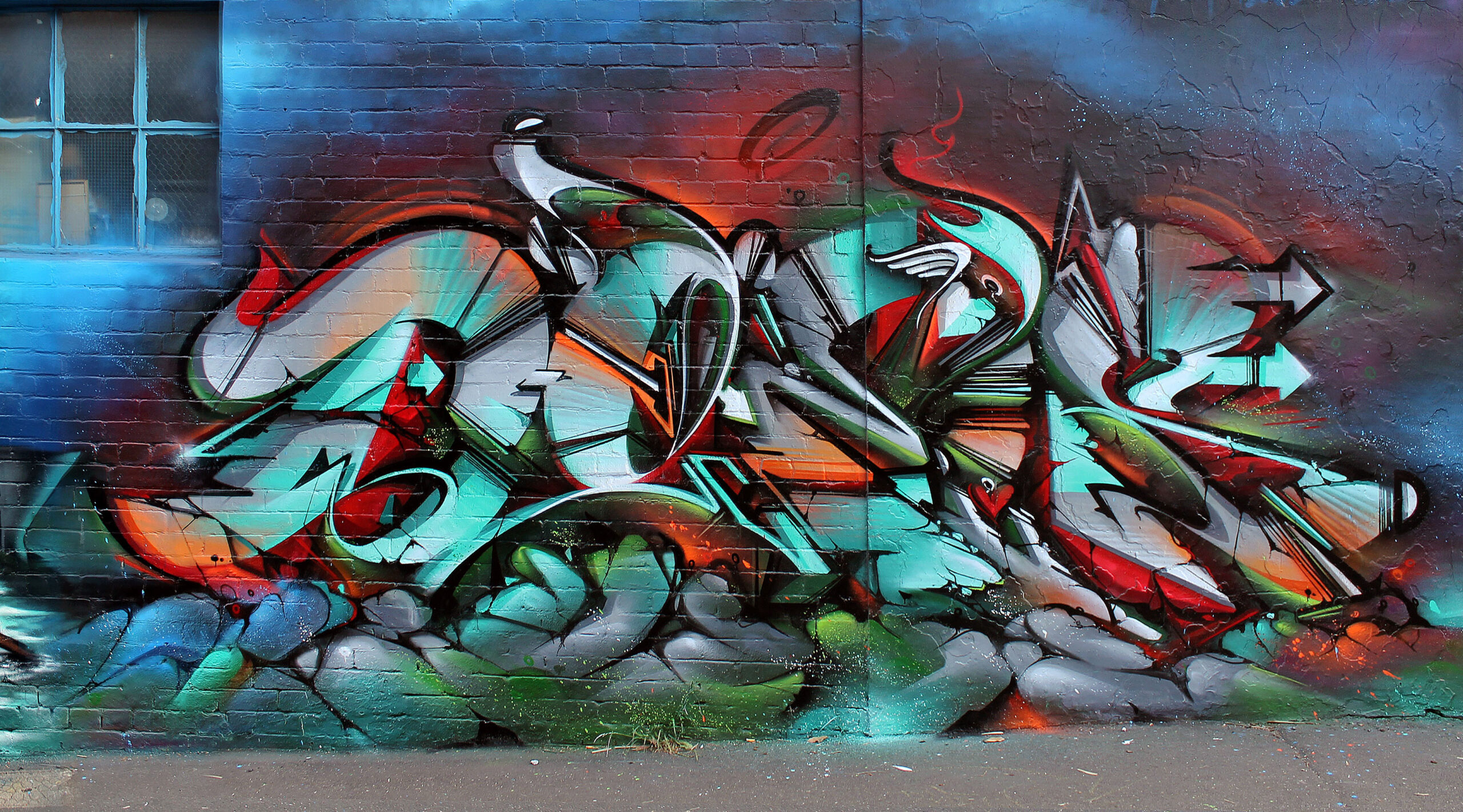 A work by Does - Does Newtown lr